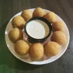 Bolinho de Carne Seca com Abóbora.