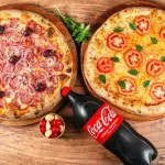 COMBO 2 PIZZAS G + COCA COLA