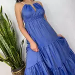 Vesido Jean Cocoa Blue
