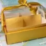 Caja nido x4 dorada RG278
