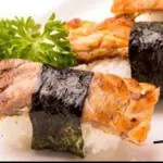 Sushi skin (Pele salmão grelhada)