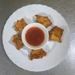 Wantán Relleno con Pollo