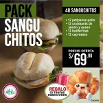PACK SANGUCHITOS X 48