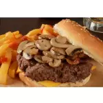 Hamburguesa con Champiñones