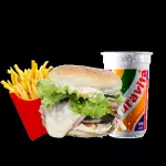x burguer + batata pp + yko
