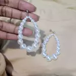 Aretes Aros perlados