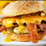 Honey mustatd chicken burguer