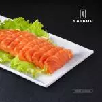 Sashimi de salmão (5 fatias)