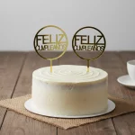 E010 TOPPER FELIZ CUMPLEAÑO-16X10CM