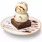Brownie com sorvete
