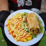 Burrito de res o pollo