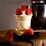 Fresas con crema