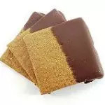 Bolacha banana, canela e chocolate