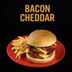 HAMBURGUESA BACO CHEDDAR