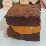 Sanduba de Brownie Doce de Leite