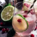 gin tonic blu
