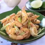 Langostinos a la pimienta