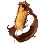 Crepe de chocolate ao leite