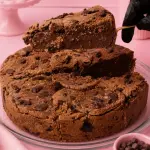Torta cookie chocolate-Sem lactose