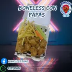 Boneless con papas