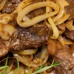 Bife Acebolado com Batata Frita