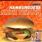 Hamburguesa Mini Tejana🍔🍟