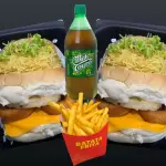 CB🍟4 (2 X-Veg +1 Fritas Simp 300g)