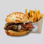 Fungi Burger Doble + papas