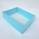 Caja doble pared grande azul RG279