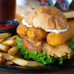 CHEESE & CHICKEN SANDWICH