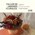 Taller de jabones florales