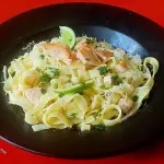 Fettucc. SalsaAlfredo, Salmòn/Limòn