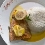 Salmón a la Menier