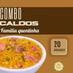 Combo Família Quentinha – 20 Caldos