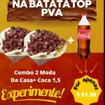 Combo 2 moda da casa frango coca