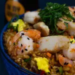 Wok mixto Pollo-Camarón