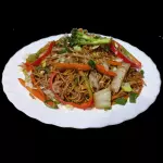 Chow mein vegetariano