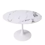 Mesa Tulip Neolith 120cm Blanco