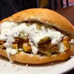 Torta chilaquiles verdes
