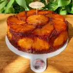 Torta de piña de medio kilo.
