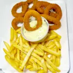 Anéis de Cebola + Batata