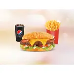 Genius Cheddar e Bacon + Fritas G + Bebida
