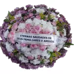 COROA ROSAS COR ROSA