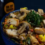 Wok mixto Pollo-Champiñón