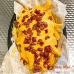 Batata com Cheddar e Bacon!🍟🥓