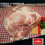 Pierna para hornear con hueso.
