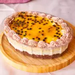 Torta na travessa Maracujá chocolate