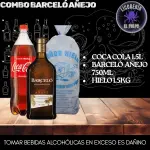 Barceló Añejo + Coca Cola + Hielo