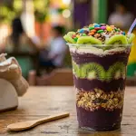 Copo Tropical Crunch