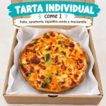 TARTA INDIVIDUAL  P Z ZAP MUZZARELLA
